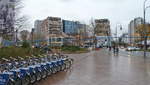 Ex Volksbank Gebude in der Berliner City West neben dem Zoo-Aquarium an der Ecke Budapester Str.