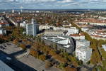 Das rbb Sendezentrum an der Masurenallee in Berlin-Charlottenburg.