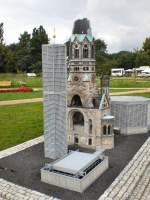 BERLIN Kaider-Wilhelm-Gedchtniskirche, Modell im Modellpark Wuhlheide Sommer 2007