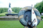 Sowjetisches Ehrenmal im Treptower Park an der Spree im Berliner Ortsteil Alt-Treptow.