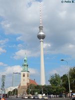 Fernsehturm in Berlin am 24.08.2015