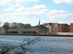 BERLIn, Blick zum Osthafen an der Spree, Juni 2008