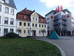 Cottbus, Palais und Sparkasse am Breidscheidplatz (03.04.2026)