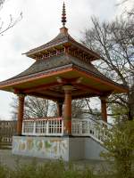 Cottbus, Pagode am Berliner Platz (01.04.2012)