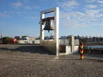 Frankfurt / Oder, Friedensglocke am Holzmarkt (05.04.2026)