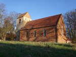 G�ldendorf, evangelische Kirche, fr�hgotischer Backsteinbau, erbaut im 13.
