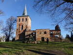 Lichtenberg, Kirchenruine, erbaut von 1697 bis 1699, besch�digt im zweiten Weltkrieg (05.04.2026)