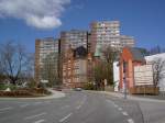 Frankfurt Oder, Hochhuser an der Dresdner Strae (01.04.2012)