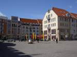 Frankfurt Oder, Marktplatz und Groe Scharnstrae (01.04.2012)