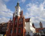 Das Rathaus von Frankfurt (Oder) am 25.04.14