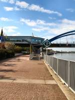 Frankfurt/Oder - Blick zur Grenzbrcke nach Slubice, Mai 2006