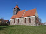 Gro� Ziethen, evangelische Feldsteinkirche, erbaut im 13.