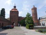 Bernau, Steintor und Hungerturm der Stadtbefestigung (24.05.2026)