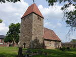 L�hme, evangelische Kirche, sp�tgotischer Feldsteinbau mit Turm aus dem 15.