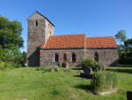 Hirschfelde, mittelalterliche Feldsteinkirche aus dem 13.