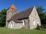 Weesow, evangelische Kirche, Feldsteinkirche aus dem 13.