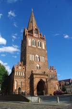 Eberswalde, gotische Maria Magdalenen Kirche, erbaut ab 1333 (19.09.2012)