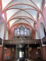 Eberswalde, Orgelempore der Maria Magdalenen Kirche (19.09.2012)