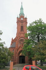 Bernau bei Berlin, Katholische  Herz Jesu Kirche am 01.