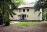 Das ehemalige Haus von Erich Honecker (1912-1994) in der Waldsiedlung Wandlitz bei Bernau nrdlich von Berlin.