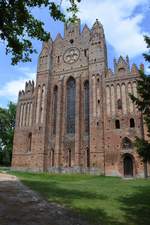 CHORIN (Landkreis Barnim), 20.06.2019, Kloster Chorin, eine ehemalige gotische Zisterzienserabtei; sie wurde 1258 von askanischen Markgrafen gegründet und hatte weitreichende Bedeutung am