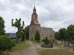 Uckro, evangelische Kirche, erbaut im 14.