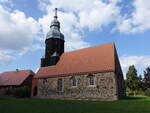 Jetsch, evangelische Kirche, Feldsteinkirche aus dem 14.
