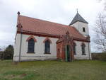 Trebitz, evangelische Kirche, verputzte Saalkirche aus dem 18.