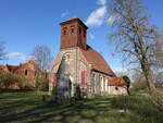 Bestensee, evangelische Dorfkirche, erbaut im 14.