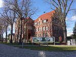 Ragow, Geb�ude der freiwilligen Feuerwehr in der K�stergasse, fr�here Schule (06.04.2026)