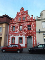 Das Barockgiebelhaus am Luckauer Markt am 04.