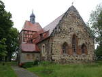 Gomar, evangelische Kirche, Feldsteinkirche aus dem 14.