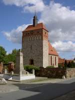 Frankena, Feldsteinkirche, erbaut im 13.