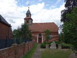 Wassersuppe, evangelische Dorfkirche, erbaut 1756 (07.07.2025)
