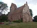 Buckow, evangelische Kirche, gotische Backsteinkirche, erbaut im 14.