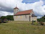 Mtzlitz, evangelische Kirche, verputzte Saalkirche von 1828 (08.07.2025)
