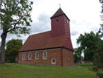 B�rnicke, evangelische Kirche, sp�tgotischer Backsteinbau, erbaut im 15.