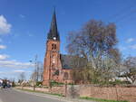 Bralitz, evangelische Kirche, neugotisch erbaut 1890 (08.04.2026)