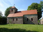Garzau, evangelische Dorfkirche, Feldsteinkirche aus dem 13.