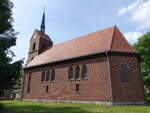 Petershagen, evangelische Kirche, Klinkerbau von 1910 (24.05.2026)