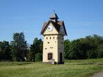 Gielsdorf, Uhrenturm des ehemaligen Pfuel’schen Gutshofes (25.05.2026)