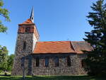 Wesendahl, evangelische Kirche, sp�tromanische Feldsteinkirche, erbaut im 13.