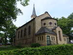 Birkenwerder, evangelische Kirche, erbaut 1849 aus gelben Birkenwerderaner Klinkern (24.05.2026)