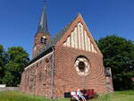 Gro�woltersdorf, neugotische evangelische Kirche, erbaut 1901 (27.05.2026)
