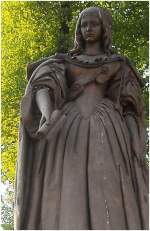 Oranienburg 25.04.2009.Louise-Henriette von Nassau-Oranien  (1627-1667) Denkmal