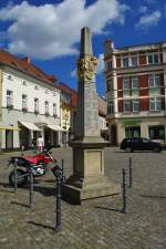 Senftenberg, kurschsische Postsule am Markt (24.07.2011)