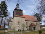 F�nfeichen, evangelische Kirche, verputzte Feldsteinkirche aus dem 15.