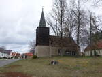 Gro� Muckrow, evangelische Kirche, Feldsteinkirche aus dem 15.