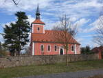 Kr�gersdorf, evangelische Kirche, erbaut 1720 (04.04.2026)