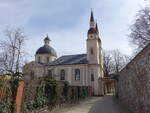 Neuzelle, Pfarrkirche zum heiligen Kreuz, erbaut von 1728 bis 1735 (04.04.2026)